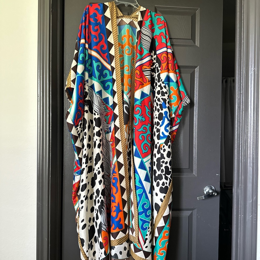 Multi Print Kimono #Beautiful Ethnic Boho Chic